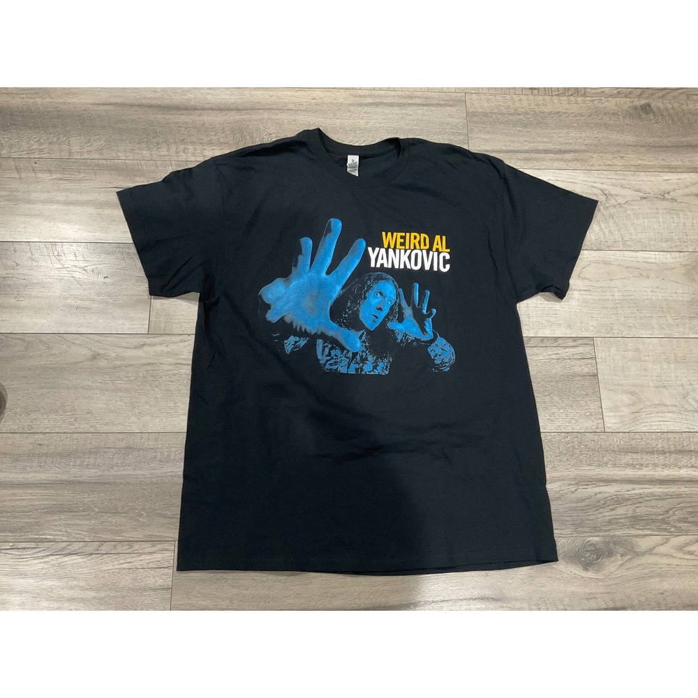 Weird Al Yankovic Ill-Advised Vanity Tour T-Shirt Black XL Gildan 2022